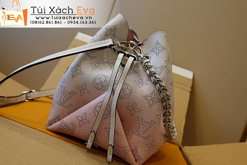 Túi Xách LV Monogram Bag Siêu Vip Màu Kem Phối Hồng Đẹp M57068.
