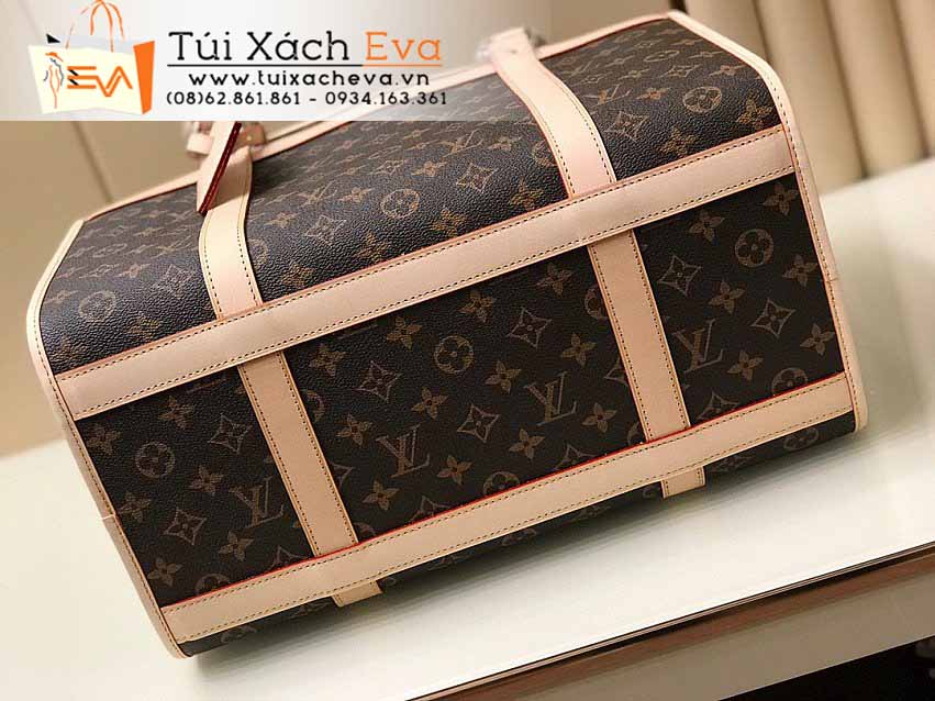 Túi Xách LV Monogram Canvas Dog Bag Siêu Cấp Màu Nâu Đẹp M42024.