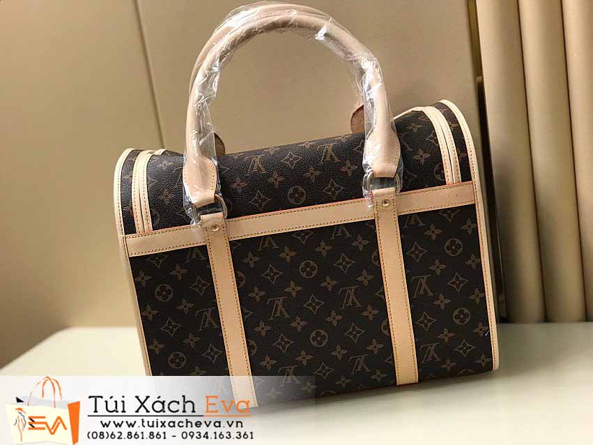 Túi Xách LV Monogram Canvas Dog Bag Siêu Cấp Màu Nâu Đẹp M42024.