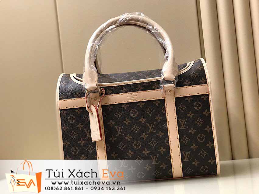 Túi Xách LV Monogram Canvas Dog Bag Siêu Cấp Màu Nâu Đẹp M42024.