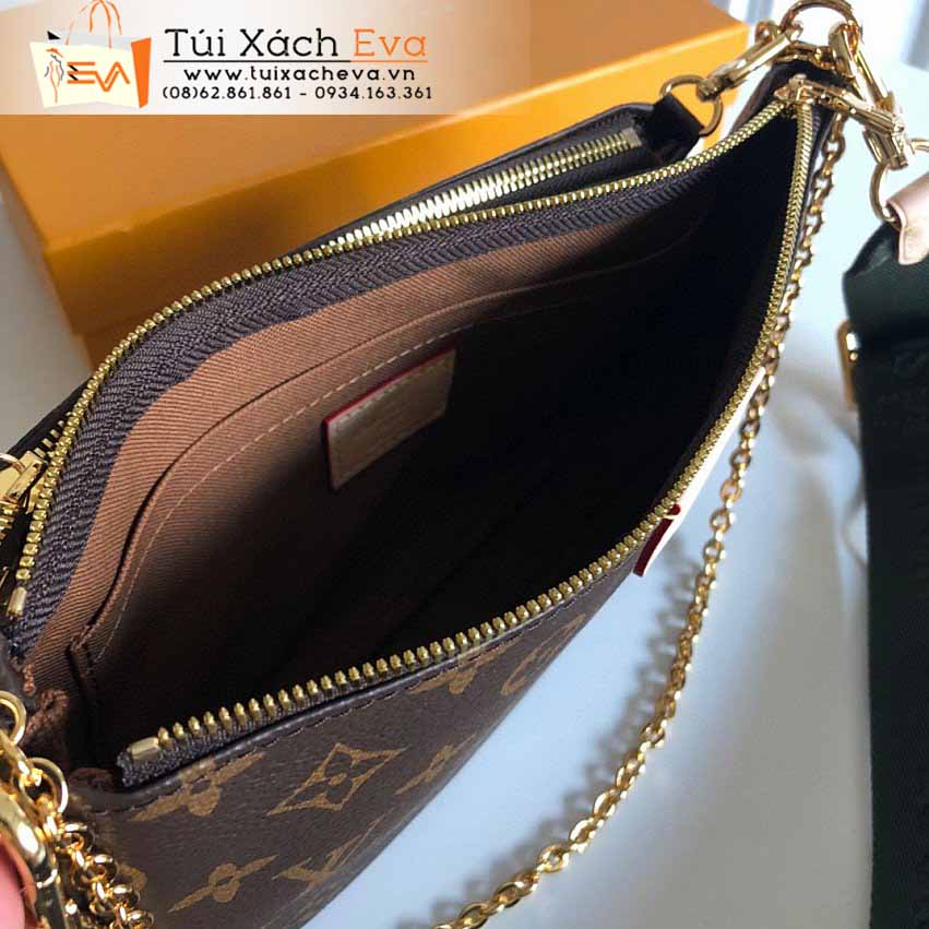 Túi Xách LV Multi Pochette Bag Siêu Cấp Màu Nâu Đẹp M44813.