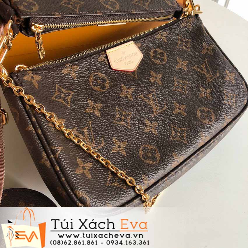 Túi Xách LV Multi Pochette Bag Siêu Cấp Màu Nâu Đẹp M44813.