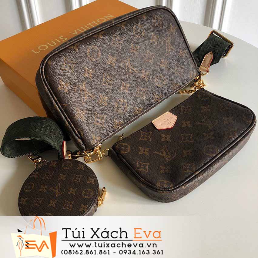 Túi Xách LV Multi Pochette Bag Siêu Cấp Màu Nâu Đẹp M44813.