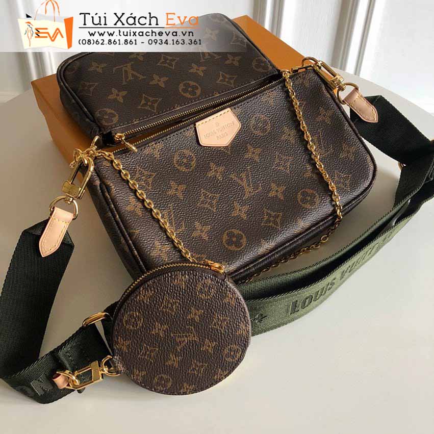 Túi Xách LV Multi Pochette Bag Siêu Cấp Màu Nâu Đẹp M44813.