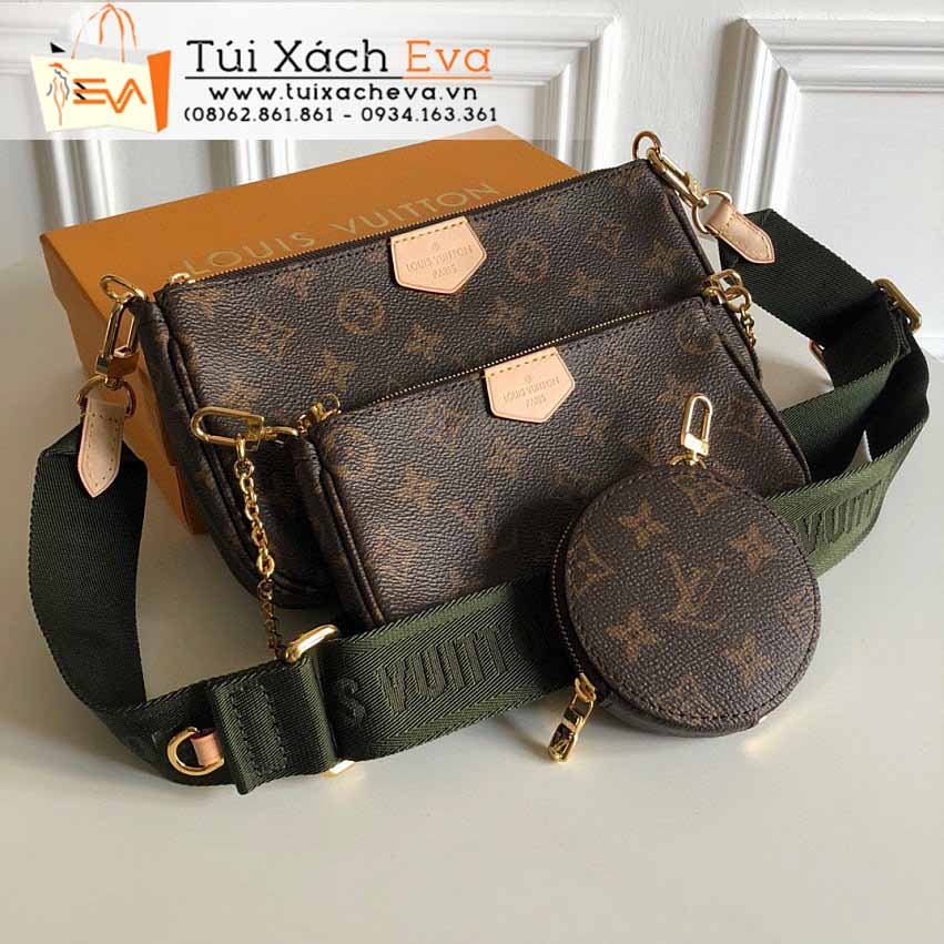 Túi Xách LV Multi Pochette Bag Siêu Cấp Màu Nâu Đẹp M44813.