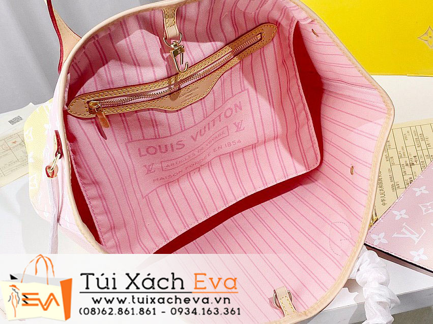 Túi Xách LV Neverfull Bag Siêu Cấp Màu Hồng Đẹp M41605.