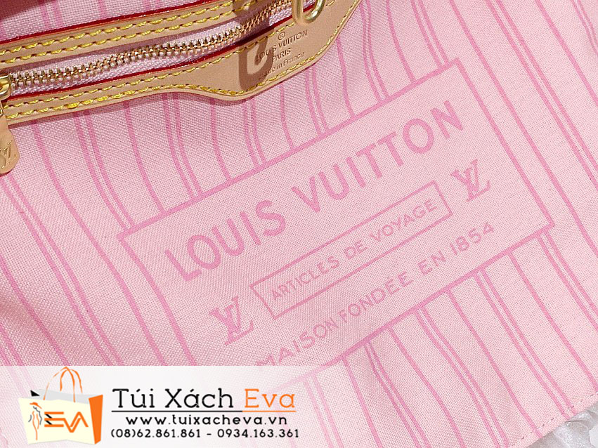Túi Xách LV Neverfull Bag Siêu Cấp Màu Hồng Đẹp M41605.