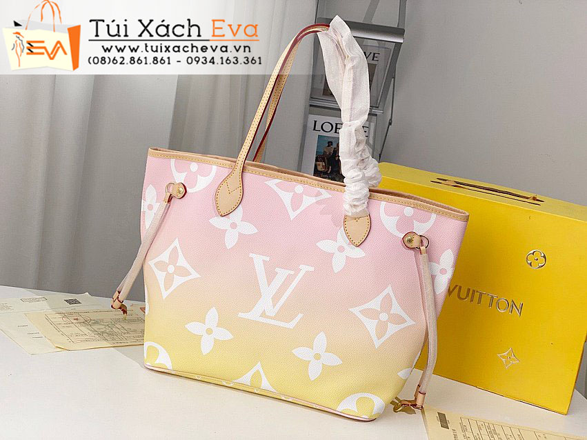Túi Xách LV Neverfull Bag Siêu Cấp Màu Hồng Đẹp M41605.
