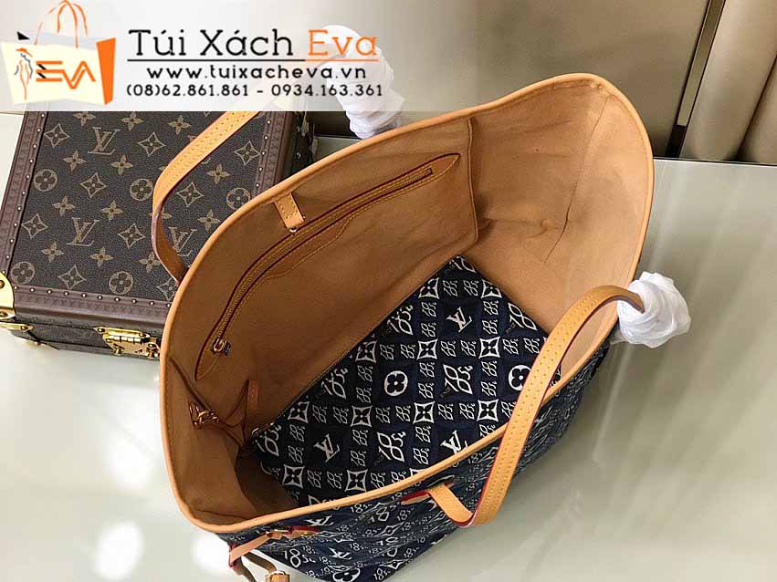 Túi Xách LV Neverfull Bag Siêu Cấp Màu Xanh Đẹp M57484.