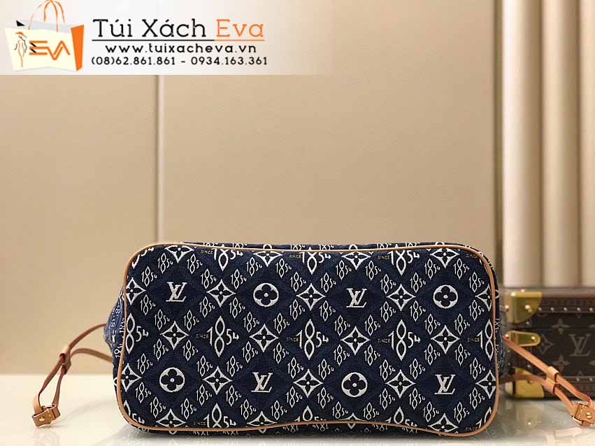 Túi Xách LV Neverfull Bag Siêu Cấp Màu Xanh Đẹp M57484.