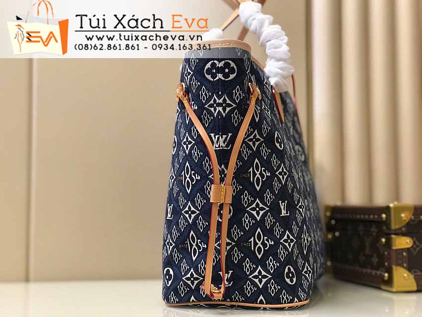 Túi Xách LV Neverfull Bag Siêu Cấp Màu Xanh Đẹp M57484.