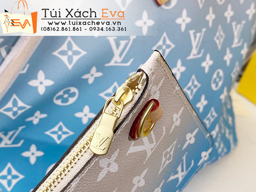 Túi Xách LV Neverfull Bag Siêu Cấp Màu Xanh Đẹp M41605.