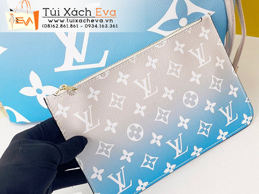 Túi Xách LV Neverfull Bag Siêu Cấp Màu Xanh Đẹp M41605.