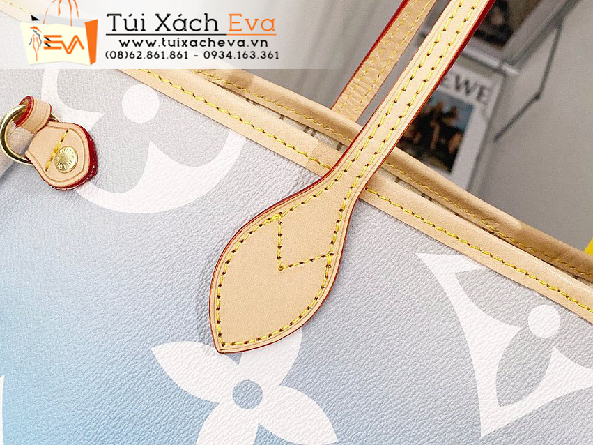 Túi Xách LV Neverfull Bag Siêu Cấp Màu Xanh Đẹp M41605.