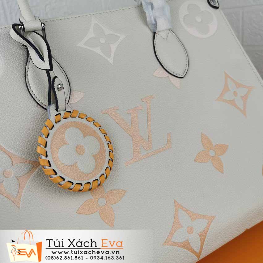 Túi Xách LV On The Go Bag Siêu Cấp Màu Kem Đẹp M45718.