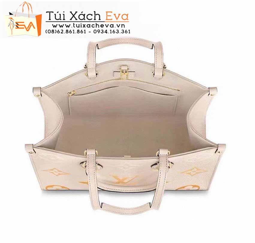 Túi Xách LV Onthego Bag Siêu Cấp Màu Kem Đẹp M45717.