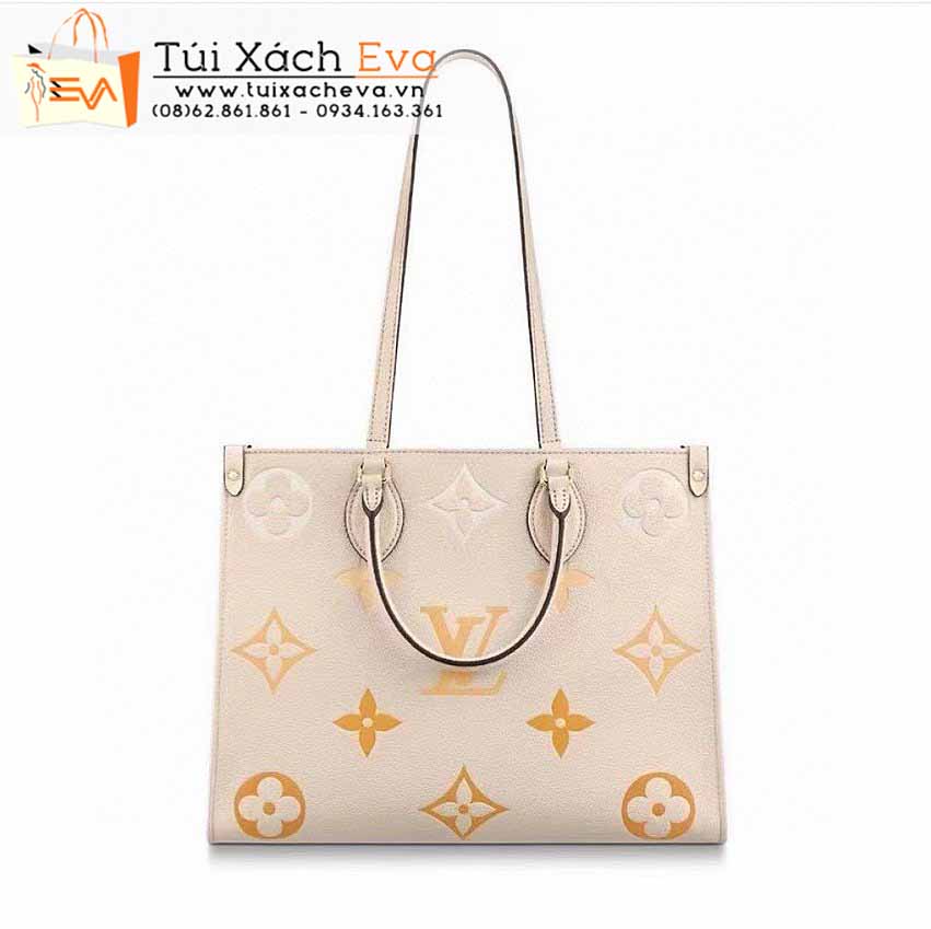 Túi Xách LV Onthego Bag Siêu Cấp Màu Kem Đẹp M45717.