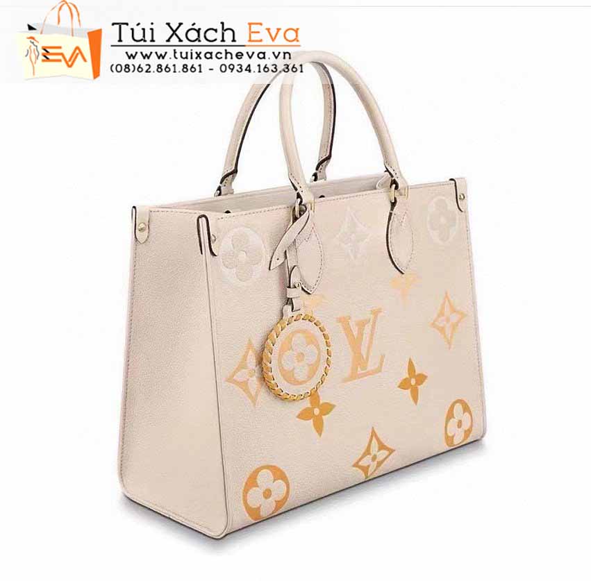 Túi Xách LV Onthego Bag Siêu Cấp Màu Kem Đẹp M45717.