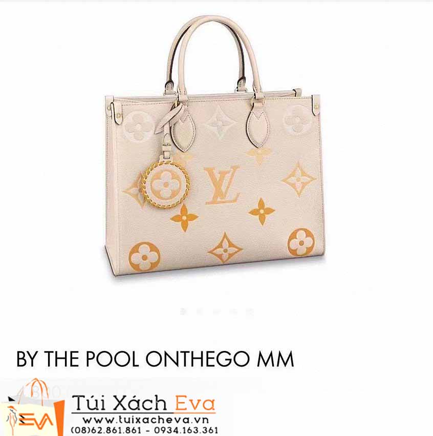 Túi Xách LV Onthego Bag Siêu Cấp Màu Kem Đẹp M45717.