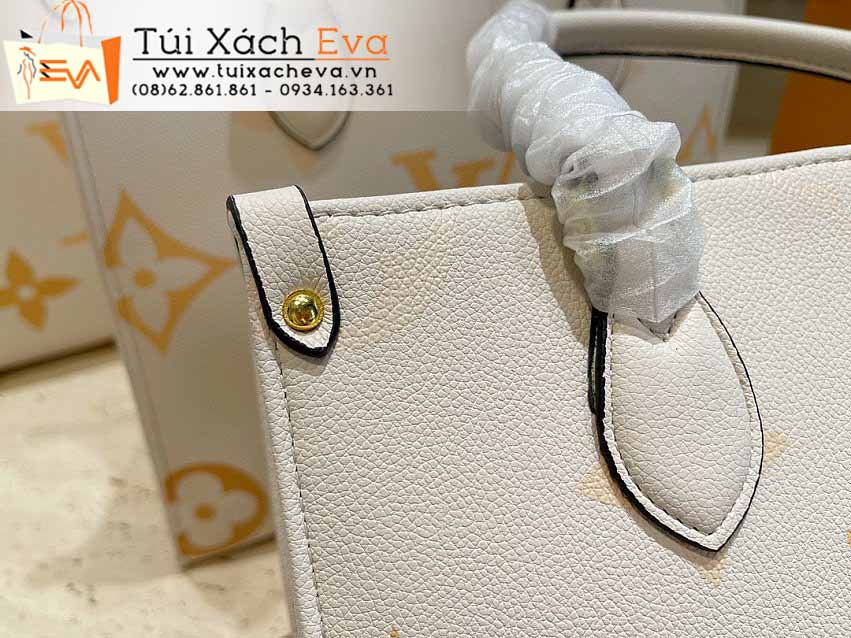 Túi Xách LV Onthego Bag Siêu Cấp Màu Kem Đẹp.