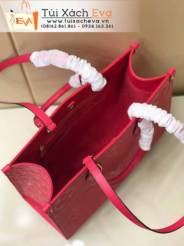 Túi Xách LV Onthego Bag SIêu Cấp Màu Đỏ Đẹp M45494.