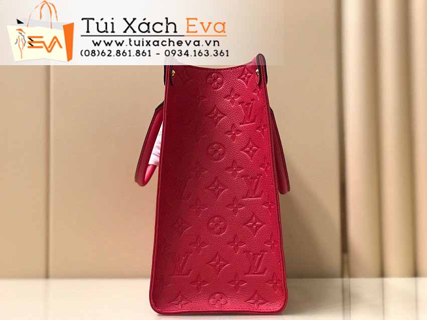 Túi Xách LV Onthego Bag SIêu Cấp Màu Đỏ Đẹp M45494.