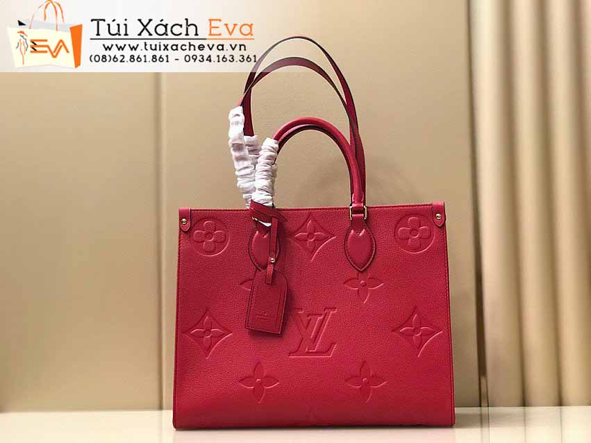Túi Xách LV Onthego Bag SIêu Cấp Màu Đỏ Đẹp M45494.