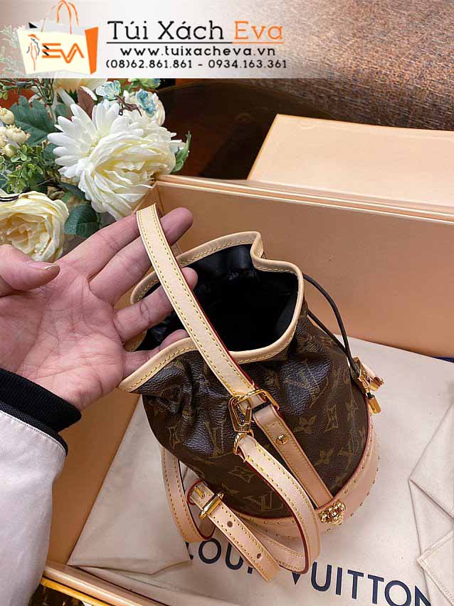 Túi Xách LV Petit Noe Bag Siêu Vip Màu Nâu Đẹp M43509.