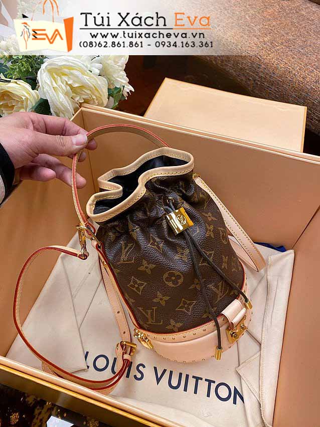 Túi Xách LV Petit Noe Bag Siêu Vip Màu Nâu Đẹp M43509.
