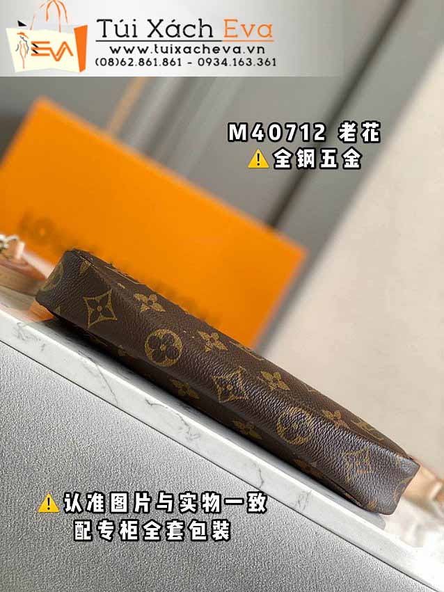 Túi Xách LV Pochette Accessoires Monogram Bag Siêu Vip Màu Nâu Đẹp M40712.