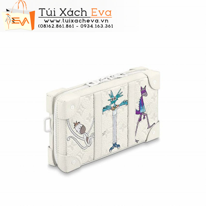 Túi Xách LV Soft Trunk Wallet Bag Siêu Cấp Màu Trắng Đẹp.