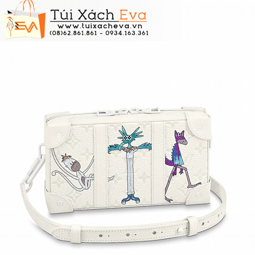 Túi Xách LV Soft Trunk Wallet Bag Siêu Cấp Màu Trắng Đẹp.