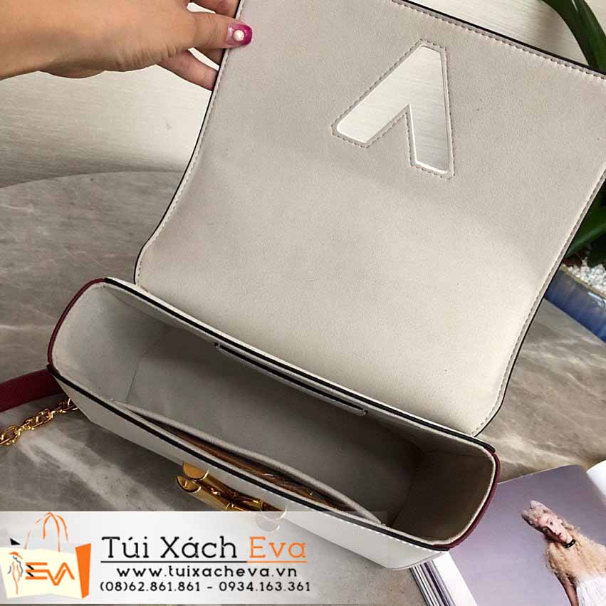 Túi xách LV Twist Denim Bag Siêu Cấp Màu Trắng Đẹp M50280.