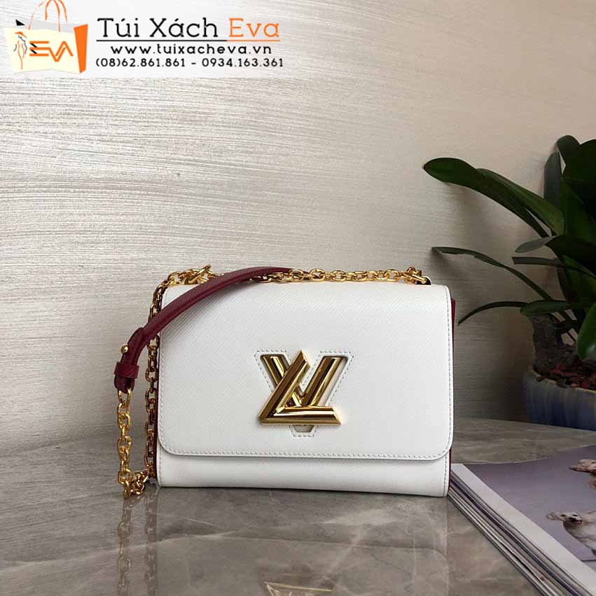 Túi xách LV Twist Denim Bag Siêu Cấp Màu Trắng Đẹp M50280.