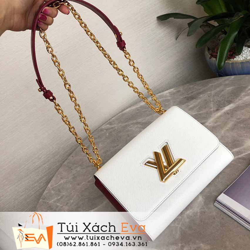 Túi xách LV Twist Denim Bag Siêu Cấp Màu Trắng Đẹp M50280.