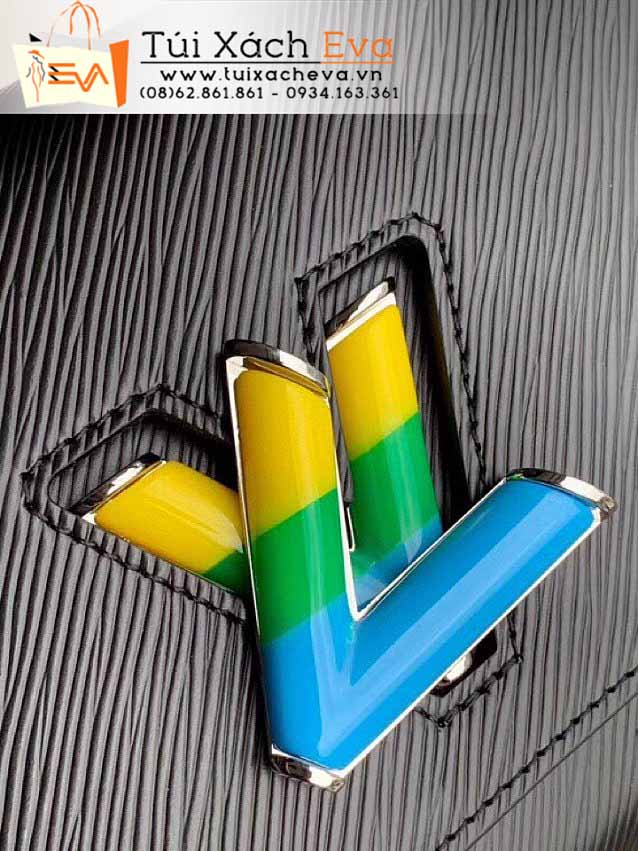 Túi Xách LV Twist Denim Bag Siêu Cấp Màu Đen Đẹp M56327.