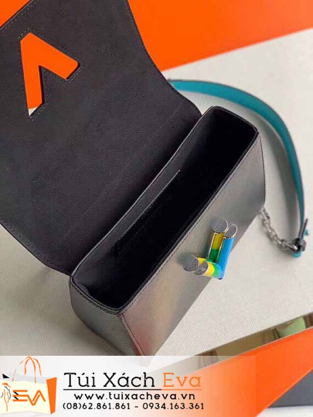 Túi Xách LV Twist Denim Bag Siêu Cấp Màu Đen Đẹp M56327.