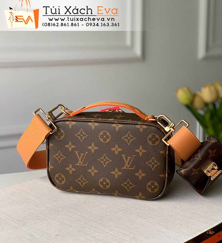 Túi Xách LV Utility Crossbody Purse Bag Siêu Cấp Màu Nâu Đẹp M45672.