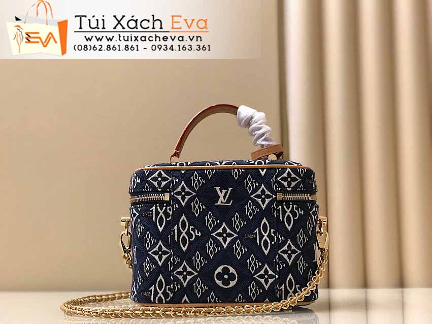 Túi Xách LV Vanity Bag Siêu Cấp Màu Xanh Đẹp M57403.