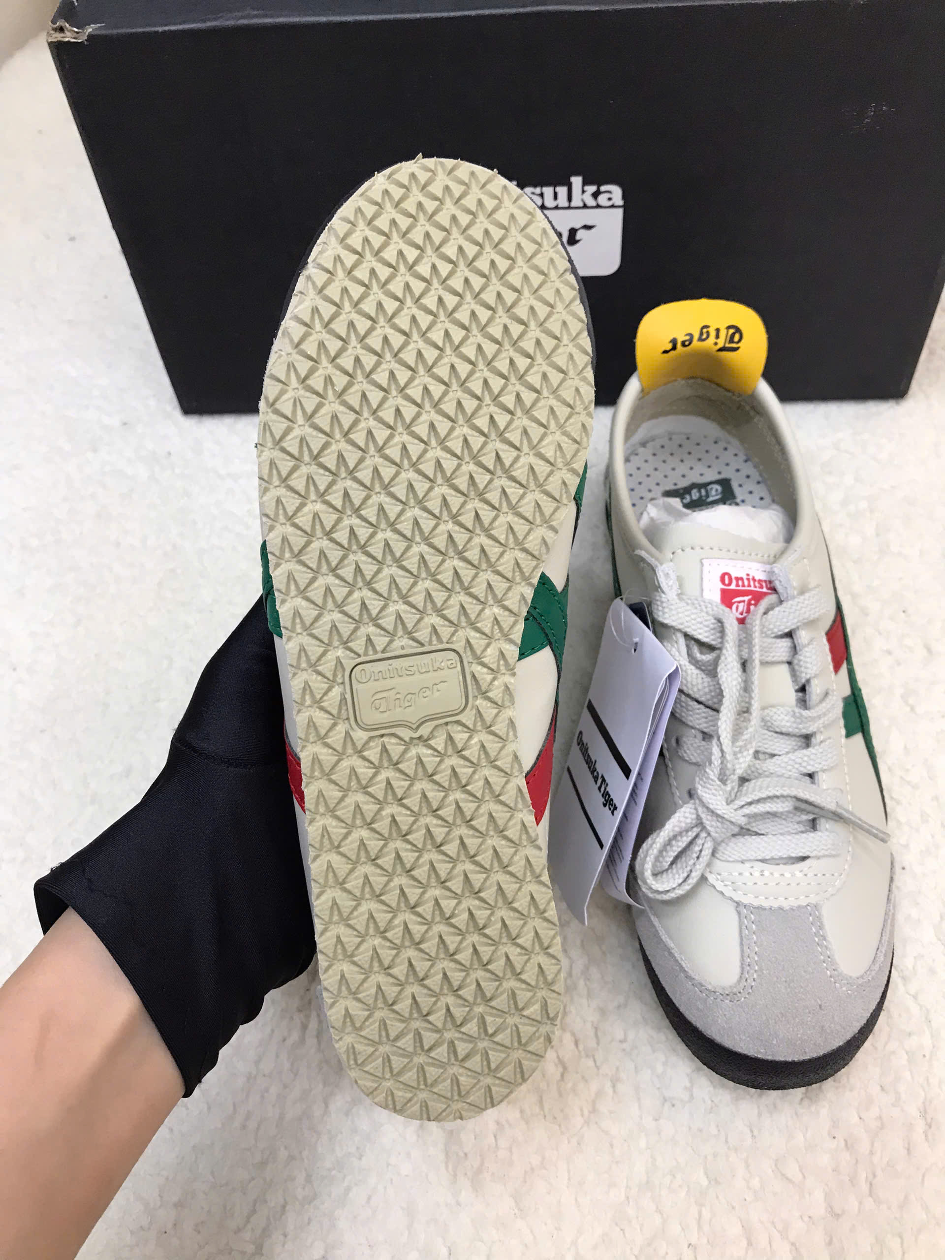 Giày Onitsuka Tiger Mexico 66 White Green DL408-1684 Size 36