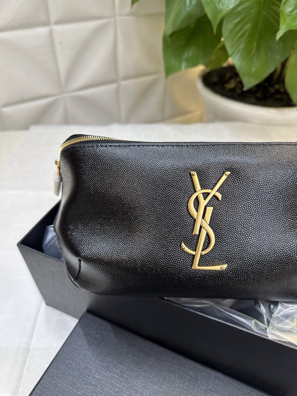 Túi YSL Cassandre Classic Belt Bag In Grain De Poudre Enbossed Leather Siêu Cấp Size 25cm