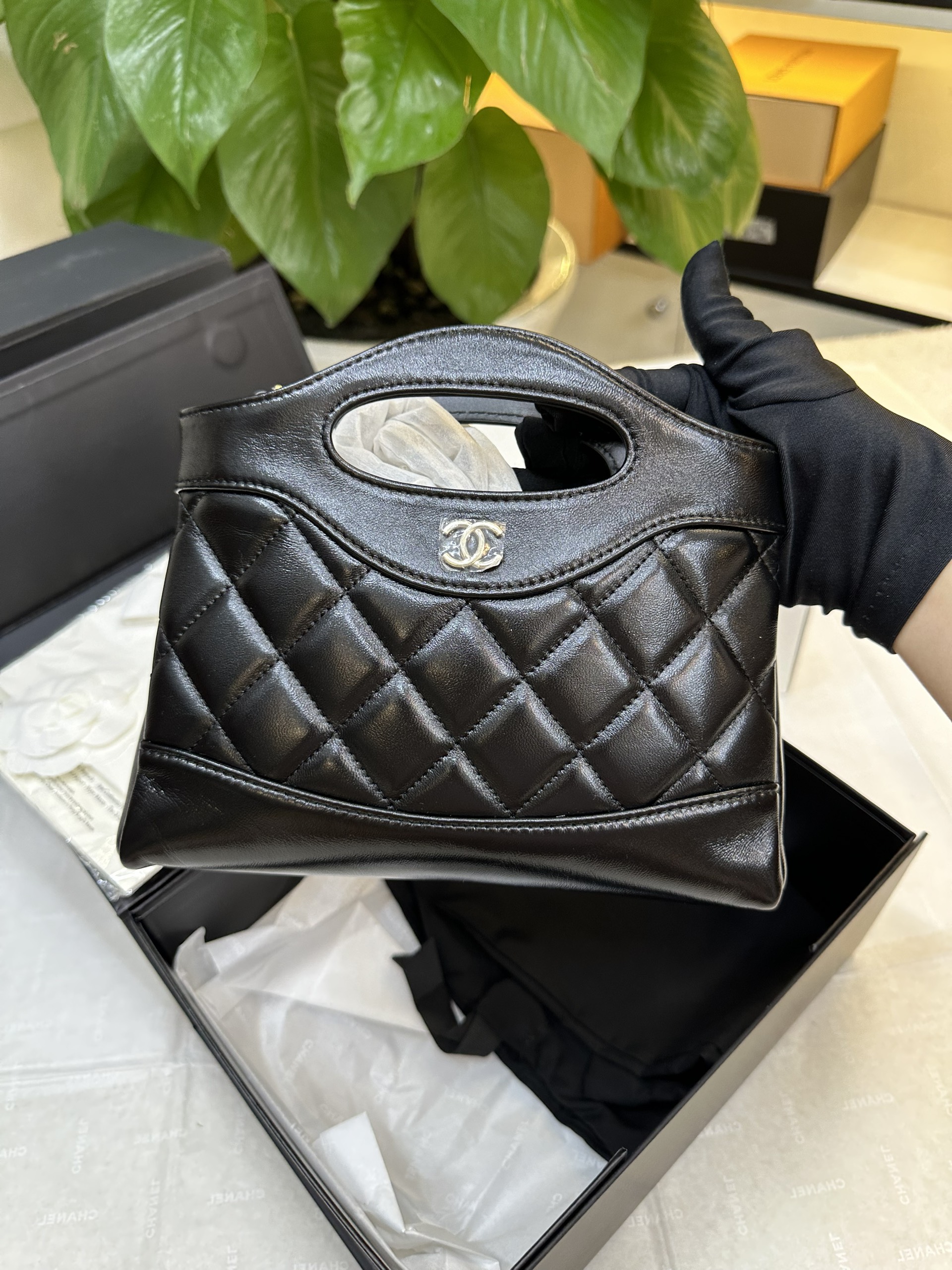 Túi Chanel Nano VIP Màu Đen Size 19cm