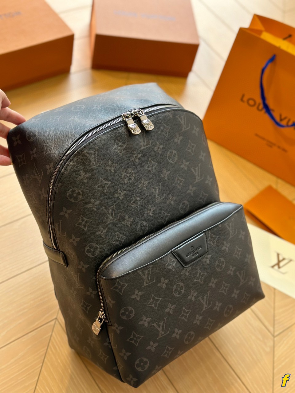 Balo Louis Vuitton Da Bò Super Cổ Điển Size 40cm