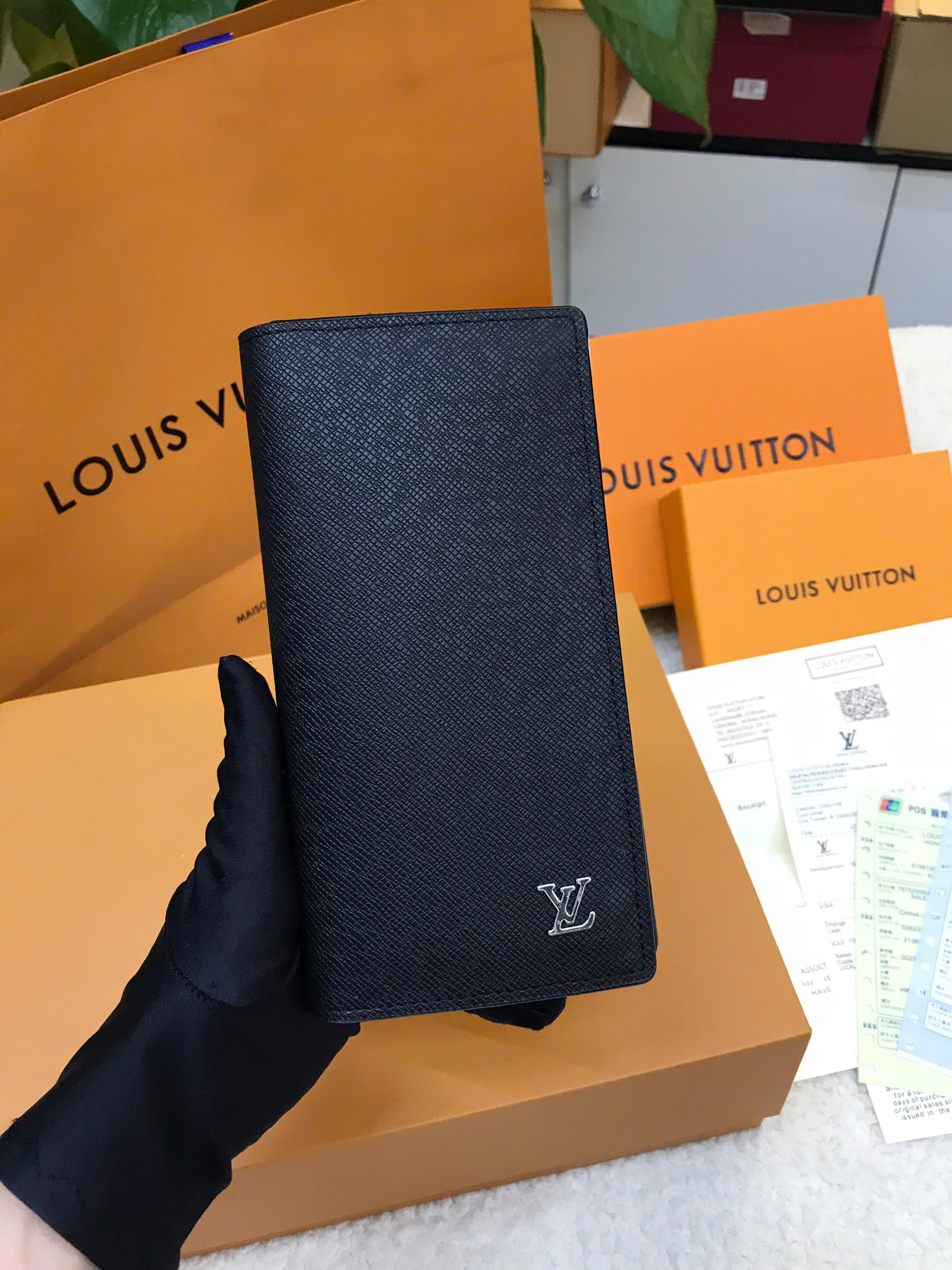 Ví LV Brazza Wallet Super Màu Đen Size 19cm M30285