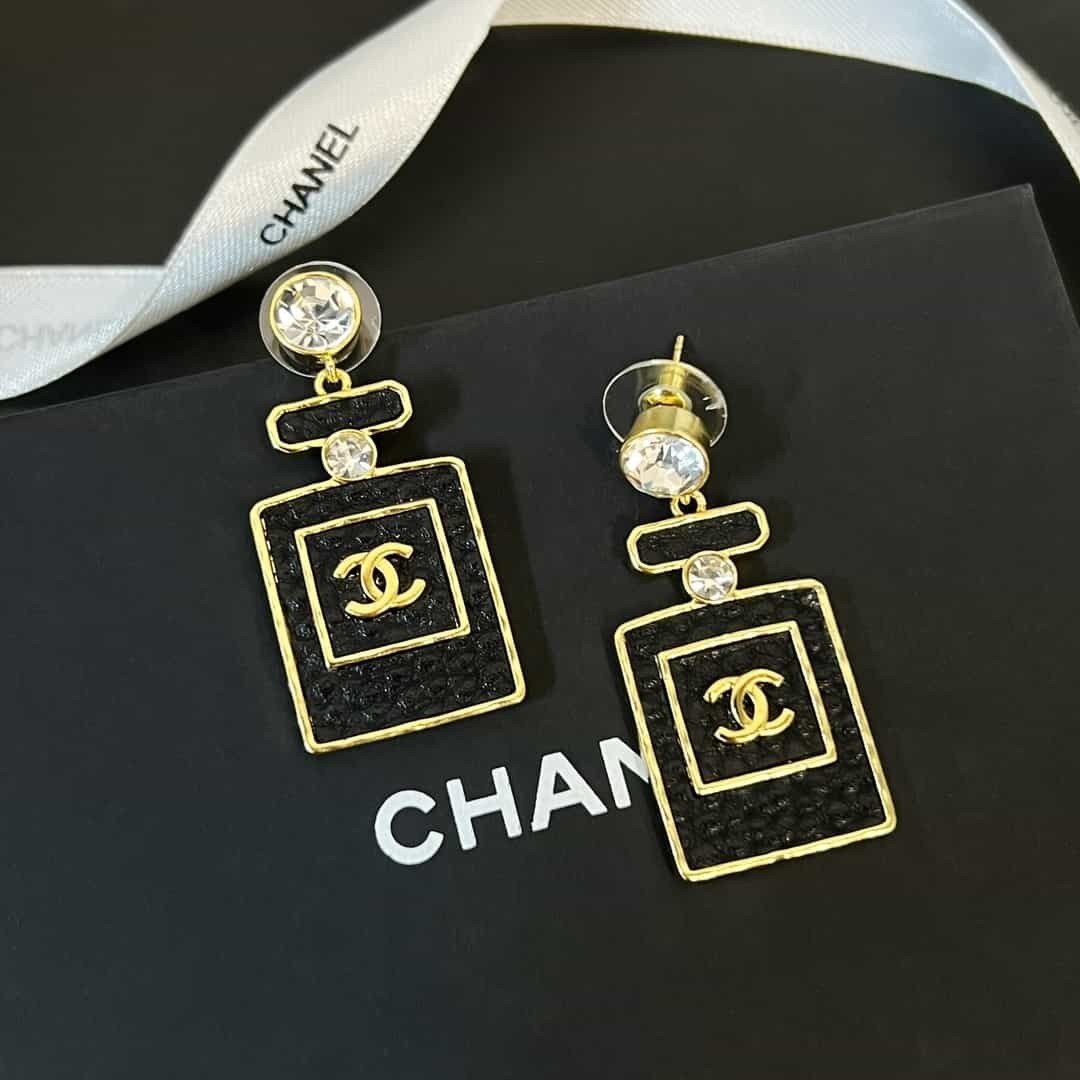 Bông Tai Chanel Chai Nước Hoa Siêu Cấp