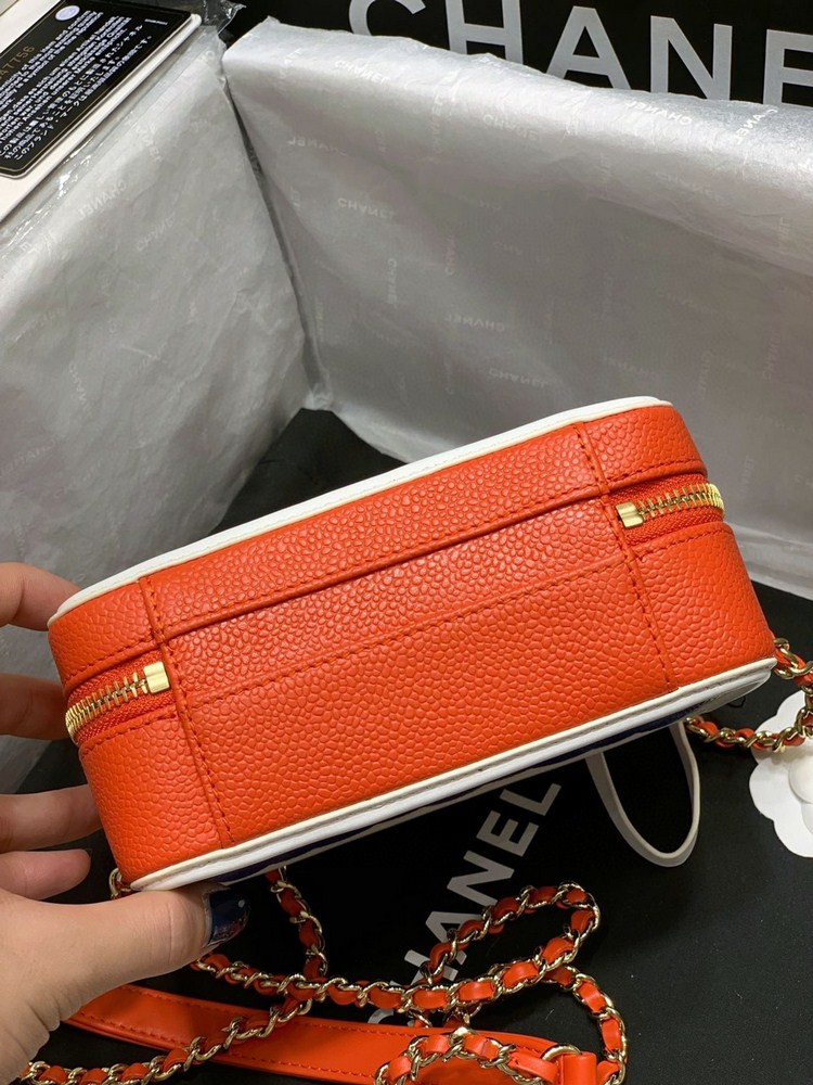 Túi Xách Chanel Case Vip Màu Xanh Size 17cm