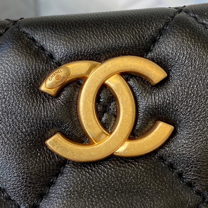 Túi Xách Chanel Quai Ngọc Trai 2021 Màu Đen, Chanel Pearl Bracelet AS2609 Black