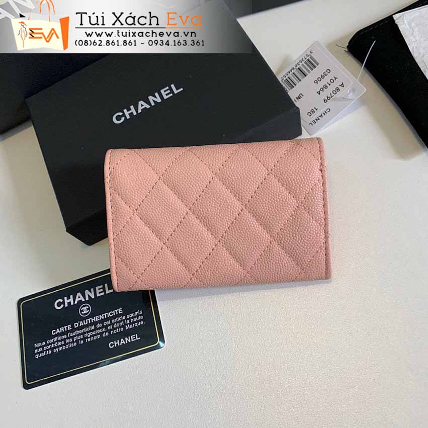 Ví Cầm Tay Chanel Wallet Bag SIêu Cấp Màu Cam Đẹp.