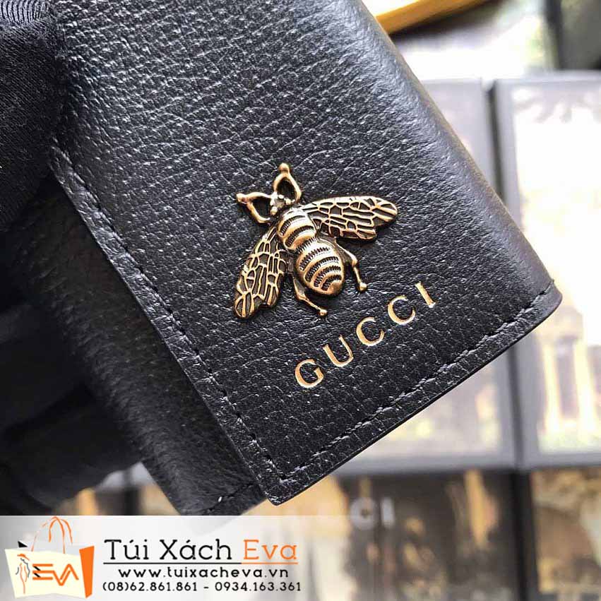Ví Cầm Tay Gucci Animalier Bag Siêu Cấp Màu Đen Đẹp M523683.