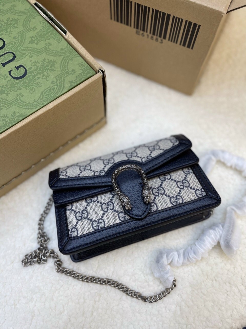 Túi Xách Gucci Super Dionysus GG Mini Size 20cm